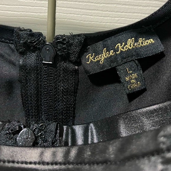 Tinas Fashion Faux Leather 2 Piece Pant Set NWT - Picture 10 of 11